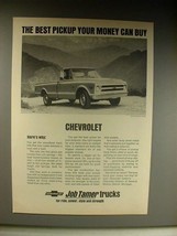 1963 Chevrolet 3/4-ton Fleetside Pickup Truck Ad! - $18.49