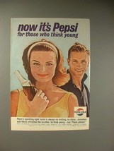1964 Pepsi-Cola Soda Ad - Now It&#39;s Pepsi - £14.65 GBP