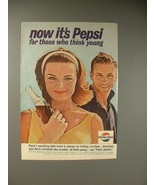 1964 Pepsi-Cola Soda Ad - Now It&#39;s Pepsi - £14.78 GBP