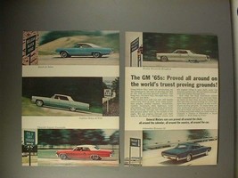 1965 GM Proving Grounds Ad - Pontiac, Buick, Oldsmobile + - £14.78 GBP