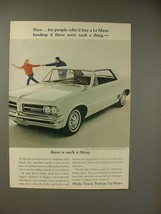 1964 Pontiac LeMans Hardtop Car Ad - People Who&#39;d Buy - $18.49