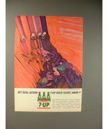 1964 Seven 7-Up Soda Ad - 7-up Your Thirst Away - £14.54 GBP