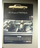 1964 Chrysler Imperial Crown Coupe &amp; Convertible Ad - £14.73 GBP