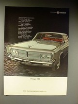 1965 Chrysler Imperial Car Ad - Incomparable! - £14.54 GBP
