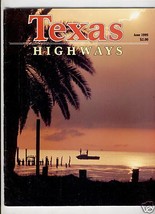 TEXAS HIGHWAYS MAGAZINE JUNE 1995 CARTHAGE TRADING POST BOERNE CARTHAGE - £20.32 GBP
