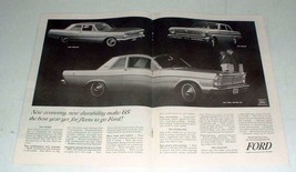 1965 Ford Fairlaine, Falcon, Custom 500 Car Ad! - £14.54 GBP