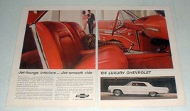 1964 Chevrolet Impala Super Sport Coupe Car Ad! - $18.49
