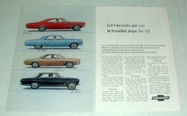 1965 Chevrolet Impala SS Coupe, Nova SS, Malibu SS Ad - £14.54 GBP