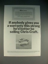 1965 Chris-Craft 38-Ft Constellation Salon Boat Ad - £14.53 GBP