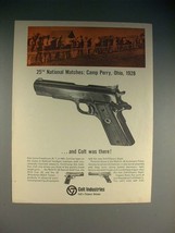 1965 Colt Mark III .38 Automatic Pistol Gun Ad! - £14.61 GBP