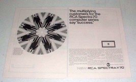 1965 RCA Spectra 70 Computer Ad - Multiplying Customers - $18.49
