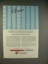 1965 Sheaffer's Ballpoint Pen Ad - Around Best Circles - £14.44 GBP