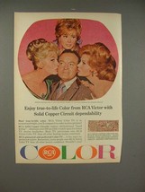 1965 RCA TV Ad: Bob Hope, Marilyn Maxwell, Jill St John - $18.49