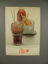 1965 Coca-Cola Coke Soda Ad - French Fries - $18.49