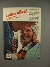 1965 Pepsi-cola, Diet-Pepsi Soda Ad - Come Alive! - £14.54 GBP