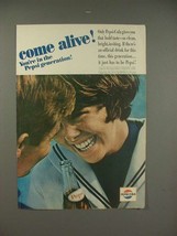 1965 Pepsi-cola Soda Ad - Come Alive, Generation! - £14.55 GBP