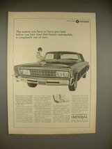 1965 Chrysler Imperial Car Ad - Completely Out of Date - £14.52 GBP