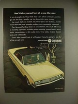1965 Chrysler Newport 2-Door Hardtop Car Ad - Don&#39;t Fake - £14.48 GBP