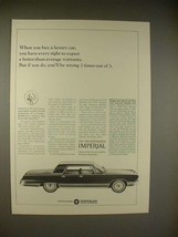1965 Chrysler Imperial Car Ad - Expect Better Warranty - £14.46 GBP