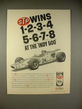 1966 STP Oil Ad w/ Graham Hill - Wins 1-2-3-4-5-6-7-8 - $18.49