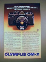 1979 Olympus OM-2 Camera Ad - Everything We Know! - £14.46 GBP