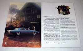 1980 Cadillac Fleetwood Brougham Car Ad - Eight Reasons - £14.77 GBP