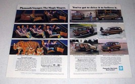 1984 Plymouth Voyager Ad - The Magic Wagon - £14.60 GBP