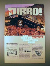 1986 Toyota 4x4 SR5 Xtracab Truck Ad - 4x4 Turbo - $18.49