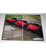 1985 Nissan Pulsar NX, 200 SX, 300 ZX Car Ad! - £14.78 GBP