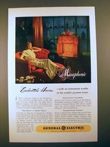 1946 General Electric Musaphonic Radio-Phonograph Ad - Enchanted - £14.54 GBP