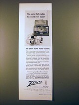 1953 Zenith Super Trans-Oceanic Radio Ad! - $18.49