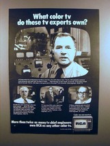 1973 RCA Television TV Ad - What do Experts Own? - $18.49
