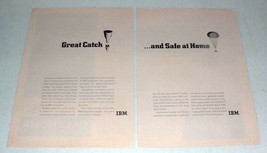 1966 IBM Computer Ad - Gemini II, Great Catch! - $18.49