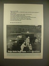 1966 Dodge Truck Ad - Who Needs 5 year Warranty - $18.49