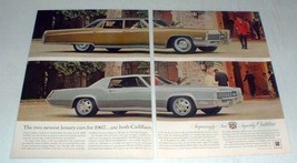 1967 Cadillac Fleetwood Brougham, Fleetwood Eldorado Ad - £15.01 GBP