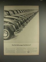1966 Volkswagen VW Bug Beetle Ad, Has Fad Died Out? - £14.65 GBP