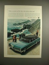 1966 Pontiac Bonneville Station Wagon Ad - £14.45 GBP