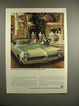 1967 Pontiac Bonneville Car Ad - One-Track Mind - £14.45 GBP