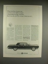 1967 Chrysler Imperial Car Ad - Better-Than-Average - £14.45 GBP