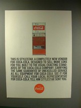1967 Coca-Cola Coke Soda Stylestar Vending Machine Ad - $18.49