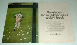 1967 General Electric Ad w/ Don Drysdale - £14.53 GBP