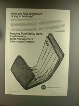 1967 RCA Computer Ad - What Are RCA Doing in Banking? - $18.49