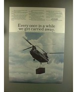 1967 Univac Computer Ad - We Get Carried Away - £14.54 GBP