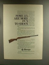 1967 Savage 6-DL Rifle Ad - More Fun to Shoot - £14.78 GBP