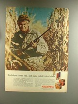 1967 Federal Shotgun Cartridge Shell Ad - Confidence - $18.49