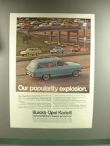 1967 Buick Opel Kadett Car Ad - Popularity Explosion - £14.61 GBP