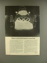 1967 Volkswagen VW Beetle Car Ad - Bit of Beast in Bug - £14.65 GBP
