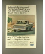 1967 Ford Pickup Truck Ad - Independent Engineers - £14.78 GBP