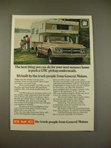 1968 GMC Pickup Truck Ad - Your Next Summer Home - £14.45 GBP