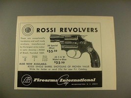 1968 Rossi .38 Special Revolver Gun Ad! - £14.46 GBP